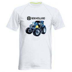 Чоловіча футболка для спорту New Holland tractor - PrintSalon