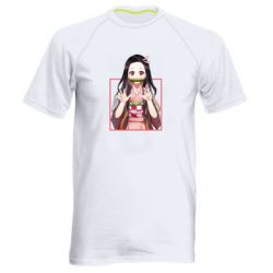 Мужская футболка для спорта Nezuko - PrintSalon