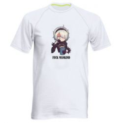 Чоловіча футболка для спорту Nier. Fuck Mankind - PrintSalon