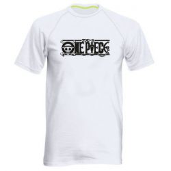 Мужская футболка для спорта One Piece Logo Anchor - PrintSalon