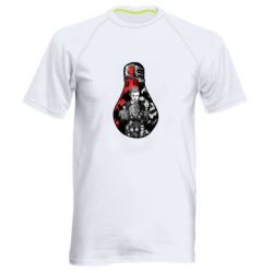 Мужская футболка для спорта ОСД Арт Лампочка - PrintSalon