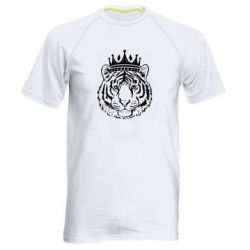 Мужская футболка для спорта Папа-Тигр