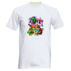 Мужская футболка для спорта Персонажи FNAF - PrintSalon