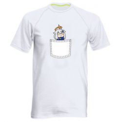 Мужская футболка для спорта Pocket Paimon - PrintSalon