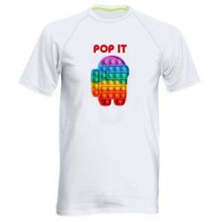 Чоловіча футболка для спорту Pop It Among Us - PrintSalon
