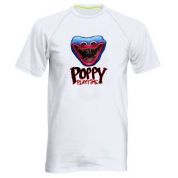 Мужская футболка для спорта Поппи Время Играть - PrintSalon