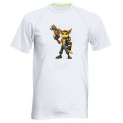 Мужская футболка для спорта Ratchet with Clank - PrintSalon
