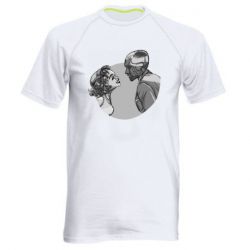 Мужская футболка для спорта Retro Wanda and Vision - PrintSalon