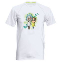 Мужская футболка для спорта Rick and Morty voodoo doll - PrintSalon