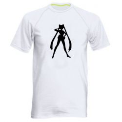 Чоловіча футболка для спорту Sailor Moon silhouette - PrintSalon