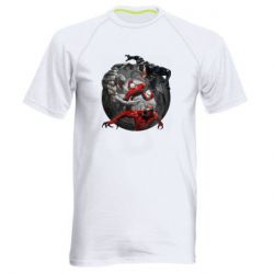 Чоловіча футболка для спорту Сімбіоти і людина павук - PrintSalon