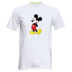 Мужская футболка для спорта Smiling Mickey - PrintSalon