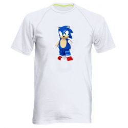 Мужская футболка для спорта Sonic Lego - PrintSalon