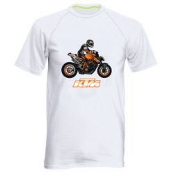 Мужская футболка для спорта Sport Bike Art - PrintSalon