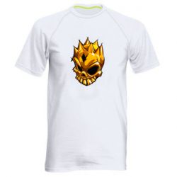 Мужская футболка для спорта Standoff - Gold Skull - PrintSalon