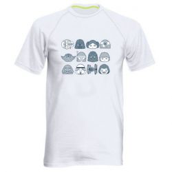 Мужская футболка для спорта Star wars icons - PrintSalon