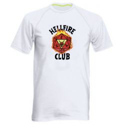 Мужская футболка для спорта Stranger Things: Hellfire club - PrintSalon