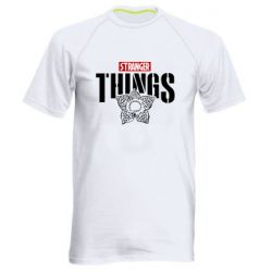 Мужская футболка для спорта Stranger Things. - PrintSalon