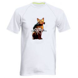 Мужская футболка для спорта Stray main character - PrintSalon