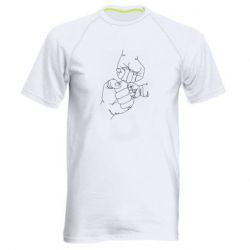 Мужская футболка для спорта Strong family - PrintSalon