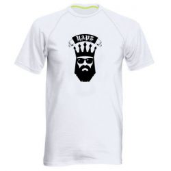 Мужская футболка для спорта The Bearded Tsar - PrintSalon