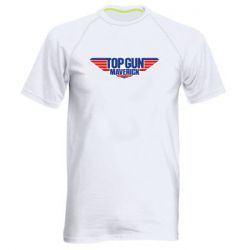 Мужская футболка для спорта Top Gun. Maverik - PrintSalon
