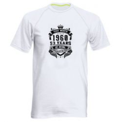 Мужская футболка для спорта Ваш месяц, год рождения (на английском)