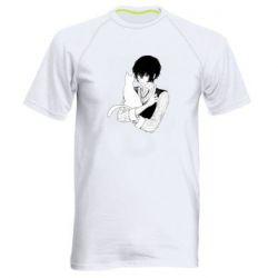 Чоловіча футболка для спорту Великий із бродячих псів чорно біле