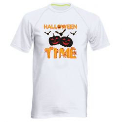 Мужская футболка для спорта Время Хэллоуина - PrintSalon