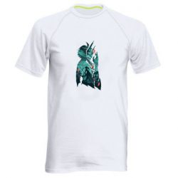 Мужская футболка для спорта Xiao silhouette - PrintSalon