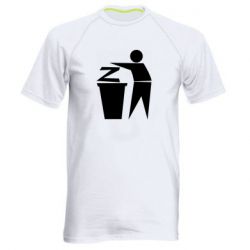 Мужская спортивная футболка Z is a trash - PrintSalon