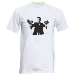 Мужская спортивная футболка Zelensky fuck putin - PrintSalon