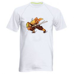 Мужская футболка для спорта Zenitsu Demon Slayer - PrintSalon