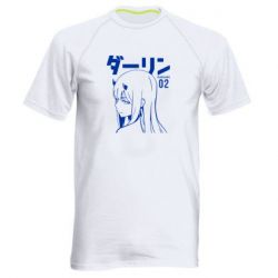 Мужская футболка для спорта Zero Two Girl - PrintSalon