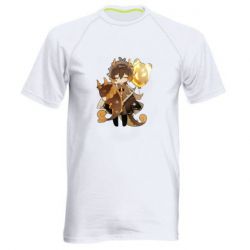 Мужская футболка для спорта Zhongli with baloon - PrintSalon