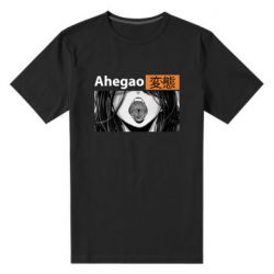 Чоловіча преміум футболка Ахегао Аніме - PrintSalon