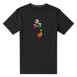Мужская футболка премиум Among Balloons - PrintSalon