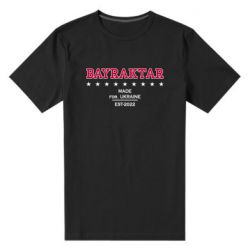 Мужская футболка премиум BAYRAKTAR - PrintSalon
