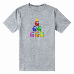 Чоловіча преміум футболка Christmas Tree Among Us - PrintSalon