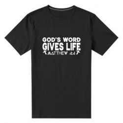 Мужская футболка премиум Cod's word gives like - PrintSalon