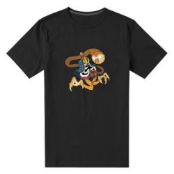 Мужская футболка премиум Creepy Hooty - PrintSalon