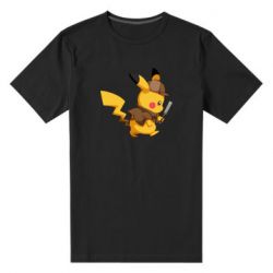 Мужская футболка премиум Cute Detective Pikachu - PrintSalon