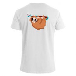 Мужская футболка премиум Cute sloth - PrintSalon