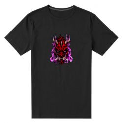 Мужская футболка премиум Darth Maul Japanese mask - PrintSalon
