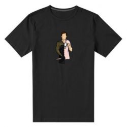 Мужская футболка премиум Декстер арт - PrintSalon