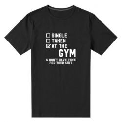 Мужская футболка премиум DON'T HAVE TIME FOR YOUR SHIT - PrintSalon