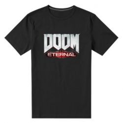 Чоловіча преміум футболка Doom Eternal logo - PrintSalon