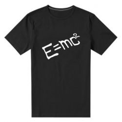Мужская футболка премиум E=mc2 - PrintSalon