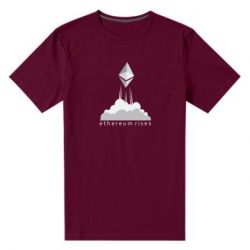 Мужская футболка премиум Ethereum Rises - PrintSalon