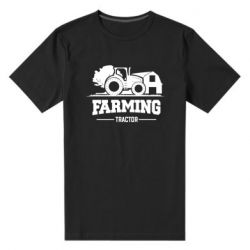 Мужская футболка премиум Farming Tractor - PrintSalon